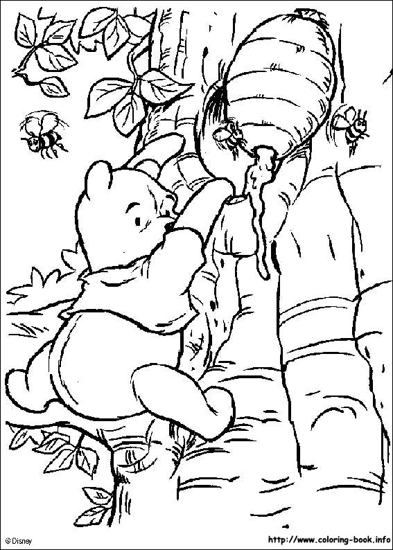 Winnie the Pooh coloring picture